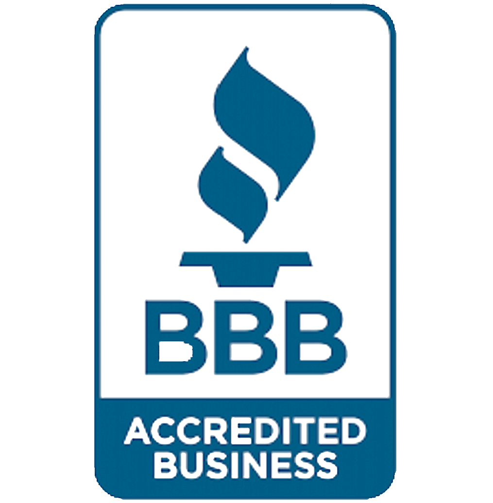 Better Business Bureau accredited business logo.